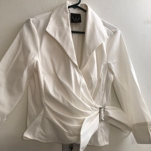 NEW Veronique Young for W  Top Blouse size 10